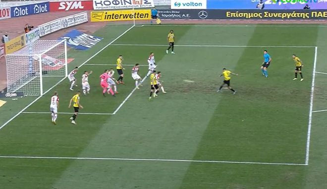 Το εξαιρετικό σουτ του Αραούχο για το 1-1 της ΑΕΚ κόντρα στον Βόλο