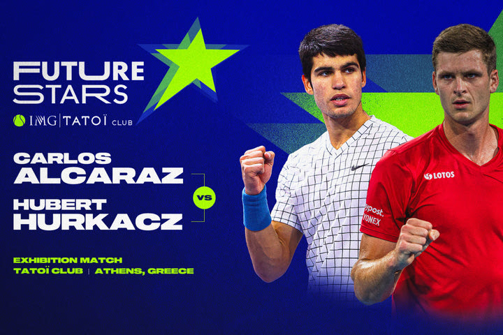 Οι Hubert Hurkacz και Carlos Alcaraz θα αναμετρηθούν στο τουρνουά «IMG FUTURE STARS» για την ανάδειξη της νέας γενιάς του τέννις