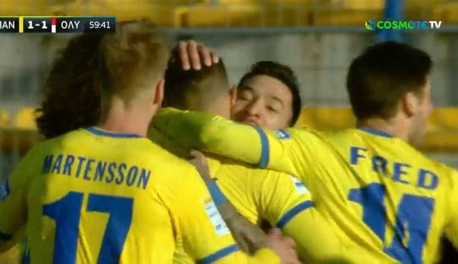 Με ψύχραιμο πλασέ του Καρέλη το 2-1 του Παναιτωλικού