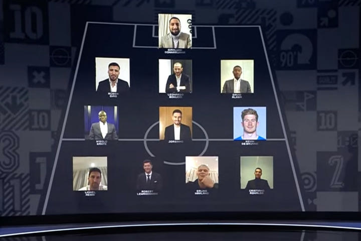 FIFA The Best: Με 3-3-4 και Μέσι, Ρονάλντο, Λεβαντόβσκι η κορυφαία ενδεκάδα, αλλά χωρίς ο Εμπαπέ