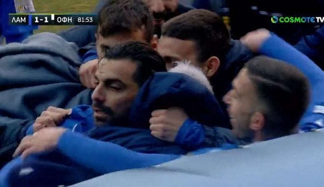 Ισοφάρισε σε 1-1 η Λαμία με τον Μανούσο