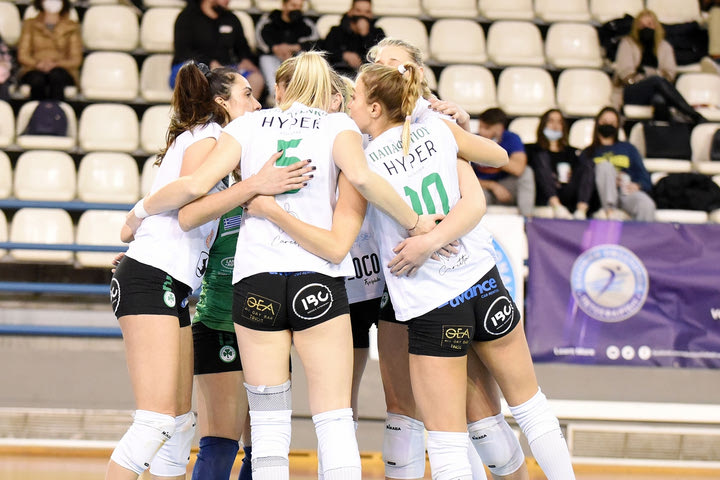 Volley League Γυναικών: Συνέχισαν με νίκες Παναθηναϊκός και Ολυμπιακός