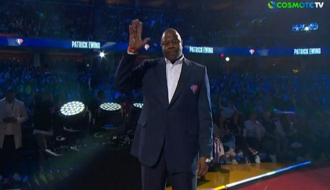 All Star Game 2022: Η παρουσίαση των κορυφαίων σέντερ όλων των εποχών και ο εκστασιασμένος Γιάννης Αντετοκούνμπο