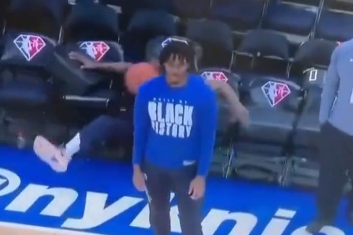 NBA: Ο Χάρντεν έπεσε από την καρέκλα και έγινε viral