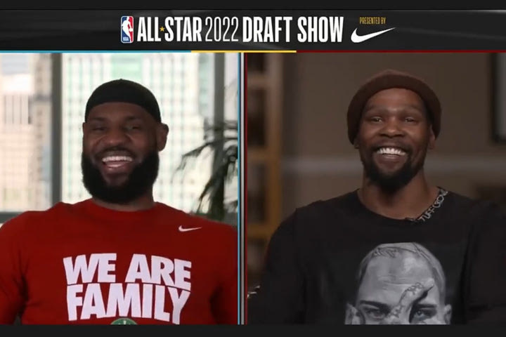 NBA All-Star Game 2022: ΛεΜπρόν Τζέιμς και Κέβιν Ντουράντ έφτιαξαν τις ομάδες τους
