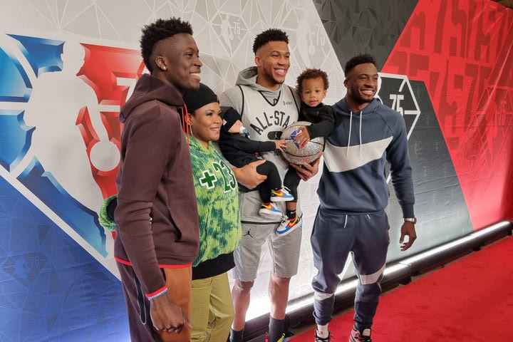 All Star Game 2022: Οι λαμπερές φωτογραφίες της οικογένειας Αντετοκούνμπο από τον φακό του SPORT24