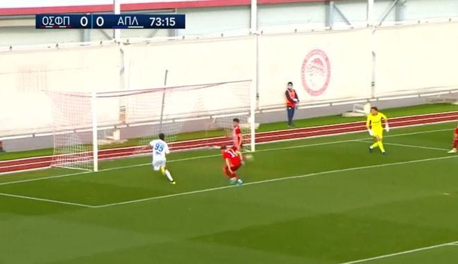 Το γκολ του Λενμάγκρ στο Ολυμπιακός Β’ – Απόλλων Λάρισας