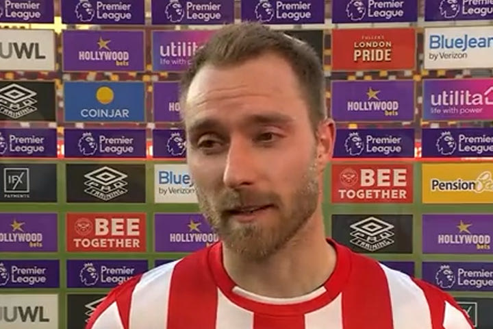 Έρικσεν: “Είμαι ένας χαρούμενος άνθρωπος, υπέροχο συναίσθημα να επιστρέφω”