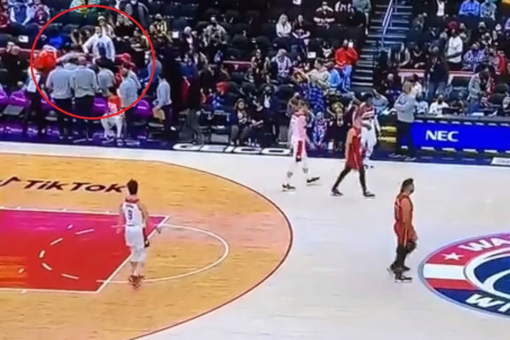 NBA: Χαμός με Μπατίστ στην Ουάσινγκτον, κόντεψε να έρθει στα χέρια με οπαδό των Γουίζαρντς