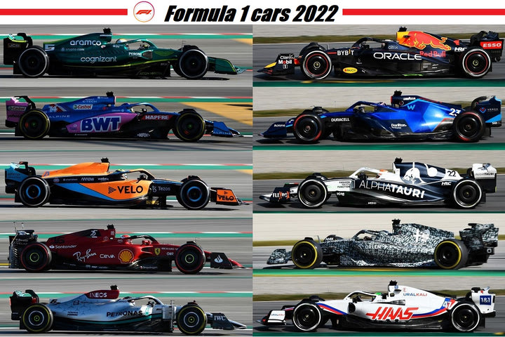 Formula 1: Δείτε τα μονοθέσια όλων των ομάδων για το φετινό πρωτάθλημα