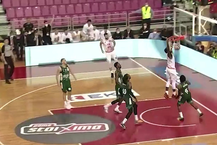 Final Four – Κύπελλο Ελλάδας: Υπέροχη ασίστ του Γκάντι και κάρφωμα του Χαντ κόντρα στον Παναθηναϊκό