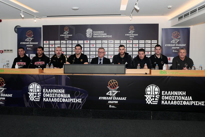 Final Four – Κύπελλο Μπάσκετ: LIVE Streaming η συνέντευξη Τύπου