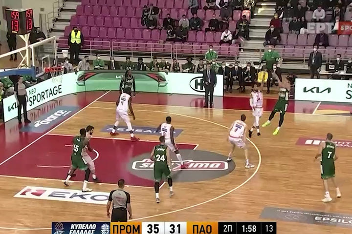 Final Four – Κύπελλο Ελλάδας: Το κρεσέντο και οι 8 σερί πόντοι του Νέντοβιτς στον ημιτελικό με τον Προμηθέα