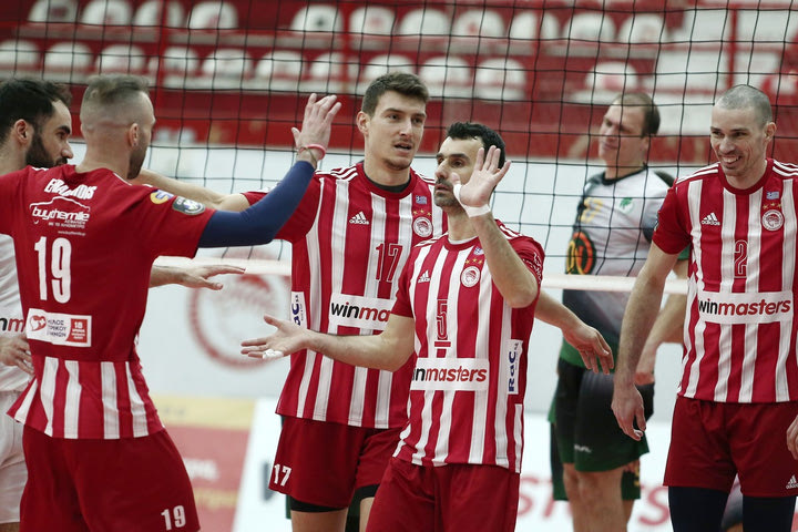 Volley League Ανδρών: Νίκη για τον Ολυμπιακό, ο Φοίνικας επικράτησε του Παναθηναϊκού