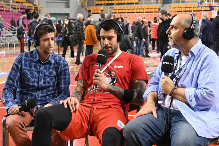 Final Four, Κύπελλο Ελλάδας: Ο Πρίντεζης έπιασε το μικρόφωνο και έδωσε ρεσιτάλ