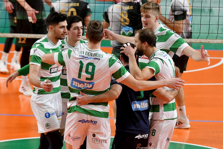 Volley League ανδρών: Επέστρεψε στις νίκες ο Παναθηναϊκός, εύκολα ο Φοίνικας