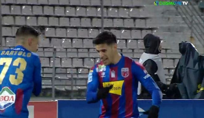 Το 1-0 του Όρος για τον Βόλο κόντρα στον Ιωνικό έπειτα από όμορφη ενέργεια του Μπαρτόλο