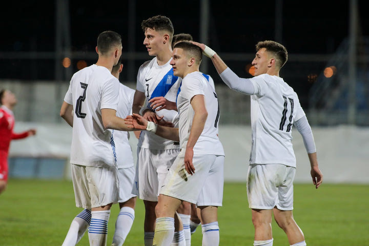 Κ21 Ελλάδα – Λιχτενστάιν 4-0: Έκανε το καθήκον της με τεσσάρα και κοιτάζει την Πορτογαλία