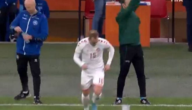 Η επιστροφή του Έρικσεν στην εθνική Δανίας