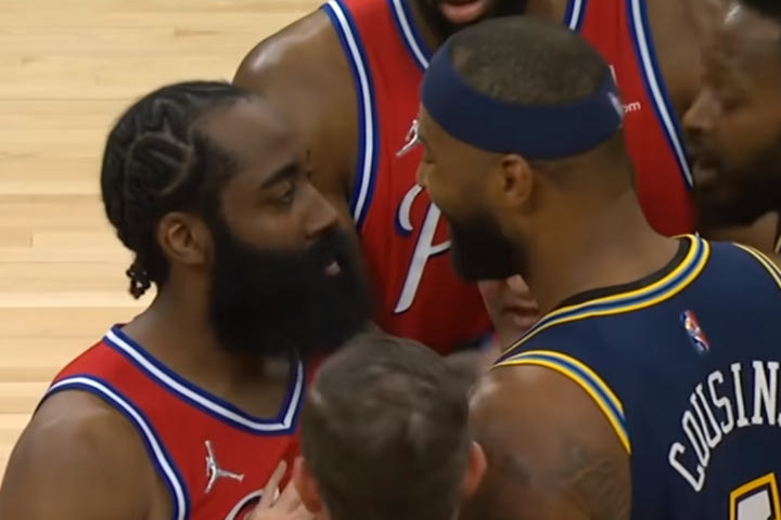 NBA: Τσαμπουκάς Χάρντεν – Κάζινς, έβαλε τα γέλια ο δεύτερος