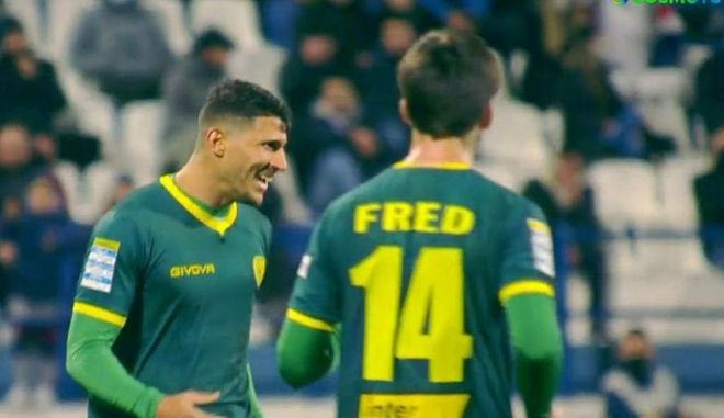 Το 1-0 του Παναιτωλικού με ωραίο σουτ του Καρέλη