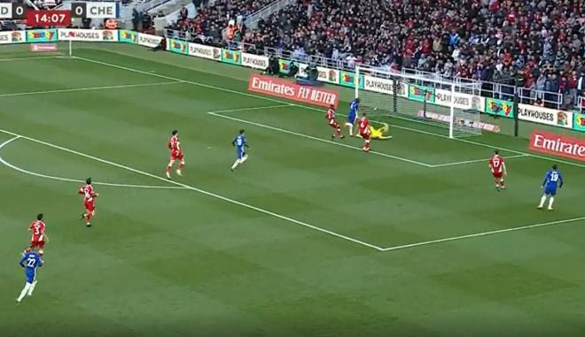 Το 1-0 για την Τσέλσι στο Ρίβερσαϊντ με σκόρερ τον Λουκάκου