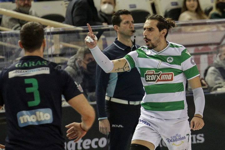 Τα highlights από τη νίκη του Παναθηναϊκού με 3-1 σετ κόντρα στον ΠΑΟΚ