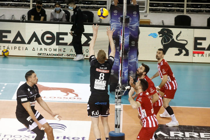 Volley League ανδρών: Η βαθμολογία μετά το ΠΑΟΚ – Ολυμπιακός