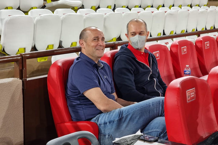 Ολυμπιακός: Παρουσία Αγγελόπουλων η προπόνηση ενόψει του Game 4 με Μονακό