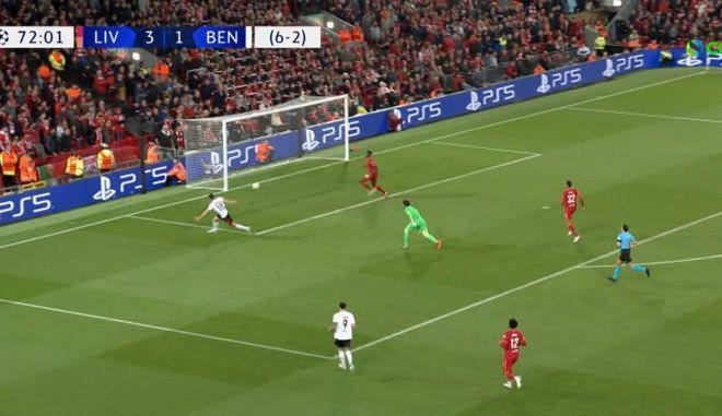 Ο Γιάρεμτσουκ μείωσε σε 3-2 για την Μπενφίκα