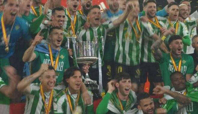 Η απονομή του Copa del Rey στην Μπέτις
