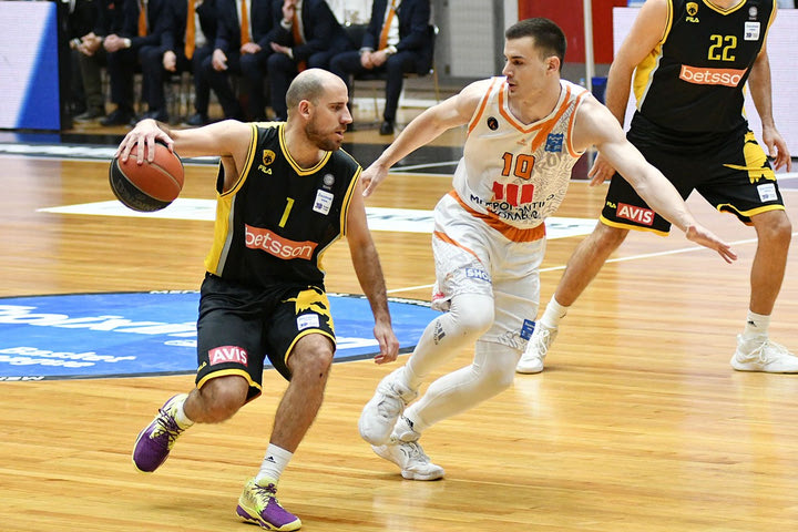 Προμηθέας Πάτρας – ΑΕΚ 85-89: Ηγέτης Κολόμ στην επιστροφή του Λάνγκφορντ