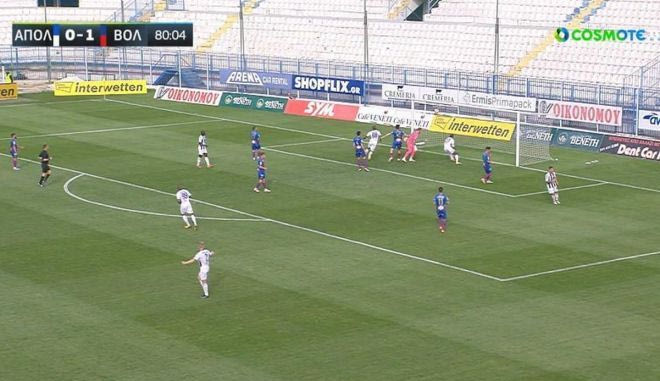 Ο Ντάουντα με κεφαλιά έκανε το 1-1 στο Απόλλωνας – Βόλος