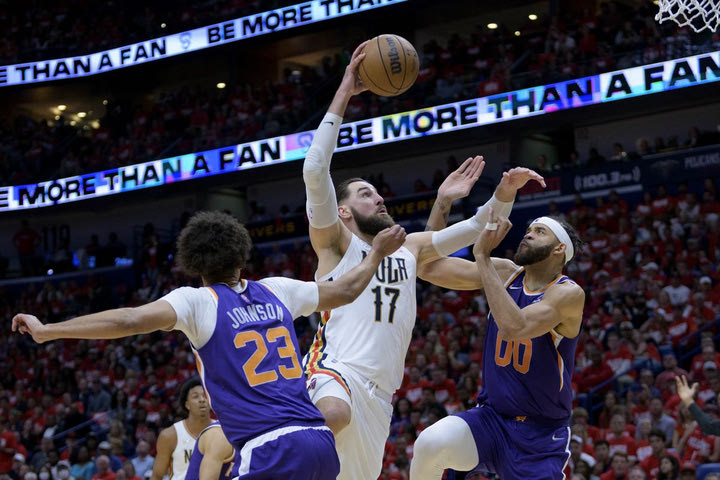 NBA, Πέλικανς – Σανς 118-103: Ίνγκραμ και Βαλαντσιούνας πάτησαν το Φοίνιξ, ισοφάρισε σε 2-2 η Νέα Ορλεάνη