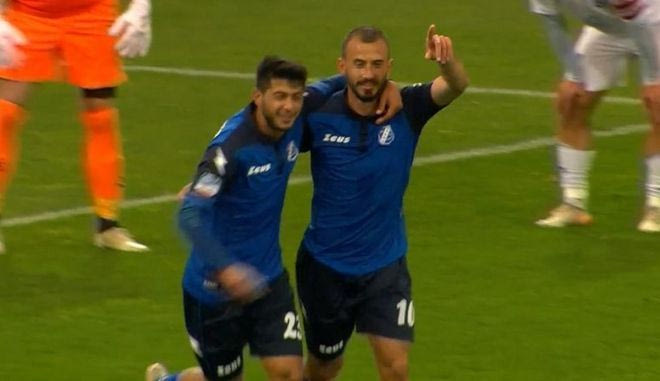 Ο Μάλτιτς έγραψε το 2-0 για την Καλλιθέα με εντυπωσιακό σουτ στην κίνηση