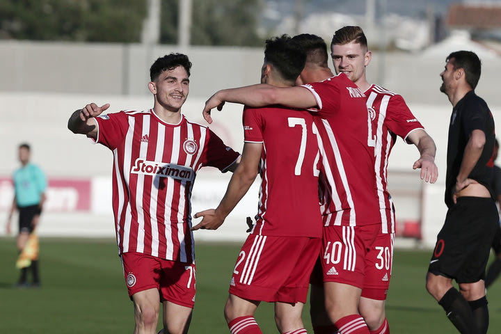 Ολυμπιακός Β’ – Απόλλων Πόντου 2-0: Μπα και Κωστή τον οδήγησαν στο τρίποντο