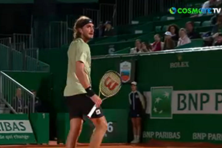 Στέφανος Τσιτσιπάς: Το κοινό στο Monte Carlo Masters πρώτα τον πίκαρε και μετά τον αποθέωσε στον αγώνα με τον Ντιέγκο Σβάρτσμαν