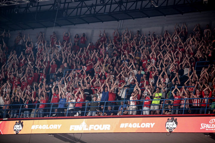 Final Four 2022, Ολυμπιακός: Η EuroLeague έριξε πρόστιμο 20.000€ στον Ολυμπιακό λόγω υβριστικών συνθημάτων