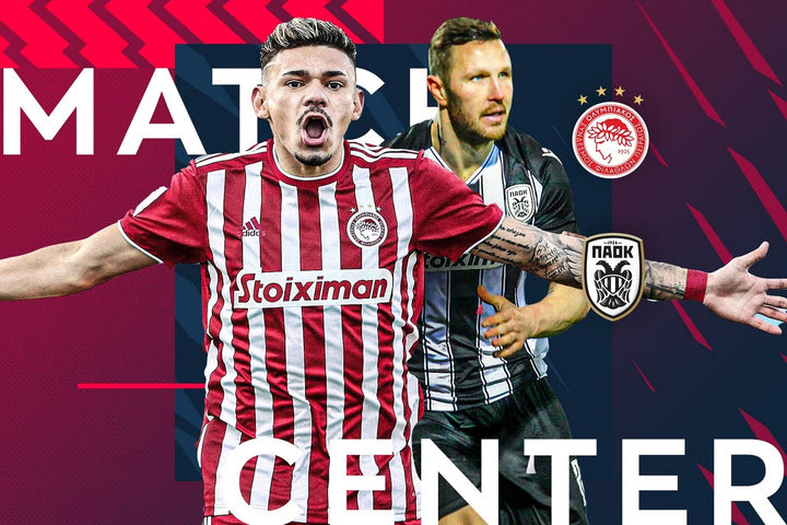 LIVE: Ολυμπιακός – ΠΑΟΚ