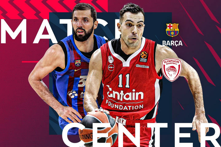 LIVE: Μπαρτσελόνα – Ολυμπιακός