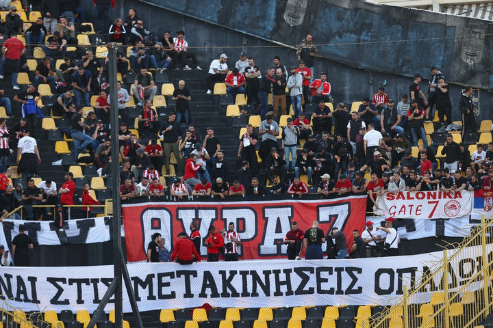 Άρης – Ολυμπιακός: Με οπαδούς οι ερυθρόλευκοι στο Κλεάνθης Βικελίδης