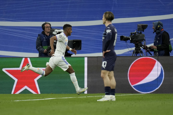 Ο Ροντρίγκο ισοφαρίζει σε 1-1 για τη Ρεάλ κόντρα στη Μάντσεστερ Σίτι