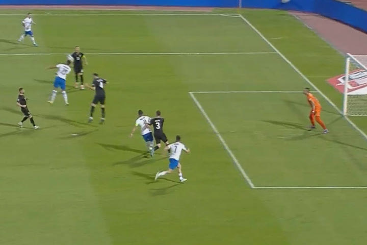 Το 1-0 της Εθνικής επί του Κοσόβου με την άπιαστη κεφαλιά του Γιακουμάκη