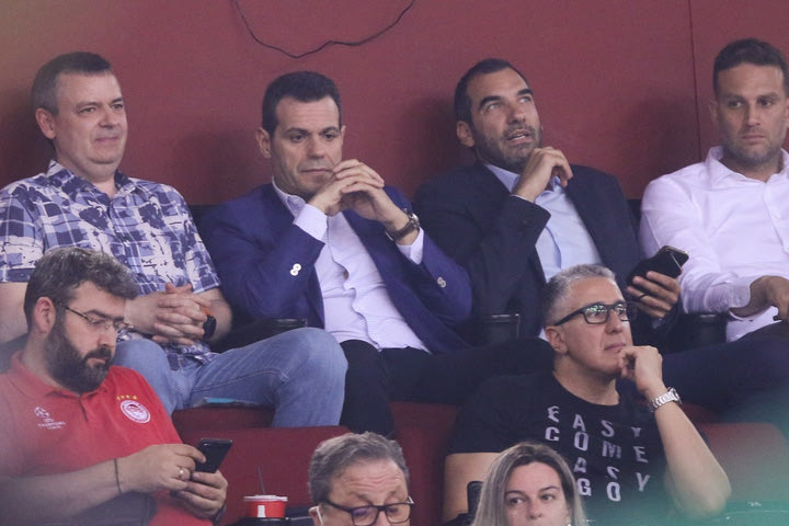 Στο ΣΕΦ ο Δημήτρης Ιτούδης για τον πρώτο τελικό ανάμεσα σε Ολυμπιακό και Παναθηναϊκό