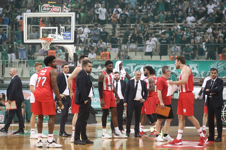 Η διακοπή στο Game 2 των τελικών Παναθηναϊκός – Ολυμπιακός
