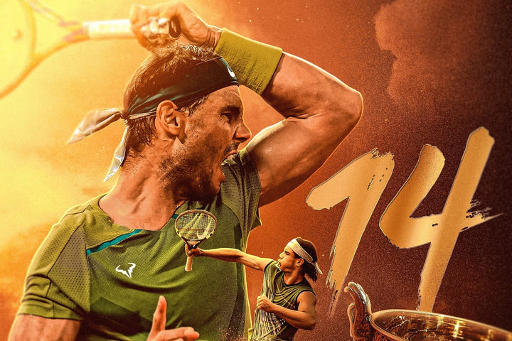 Roland Garros: Το εκπληκτικό εικαστικό των διοργανωτών για το 14ο τρόπαιο του Ναδάλ