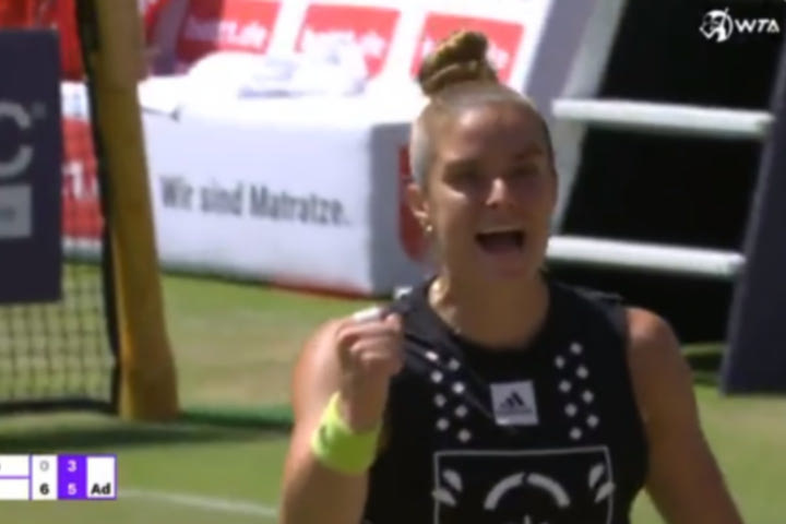 Σάκκαρη: Το matchpoint και ο πανηγυρισμός της για την πρόκριση κόντρα στην Κασάτκινα