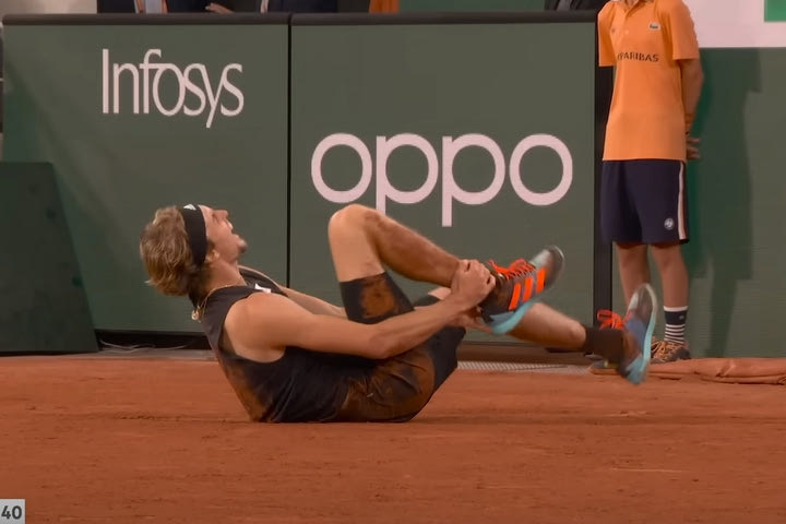 Ζβέρεφ: Ρήξη συνδέσμων στο δεξί πόδι, χάνει Wimbledon και δίνει μάχη για US Open