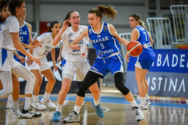 Σε Live streaming ο αγώνας Εθνικής Νέων Γυναικών κόντρα στο Ισραήλ για μία θέση στα ημιτελικά του Eurobasket U20 B’ Κατηγορίας