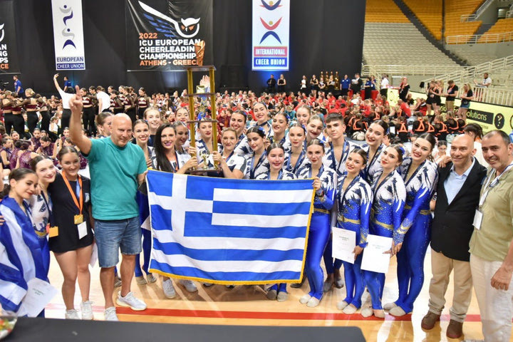 Η κόρη του Νίκου Γκάλη κατέκτησε το χρυσό μετάλλιο στο Πανευρωπαϊκό Cheerleading με την Εθνική ομάδα